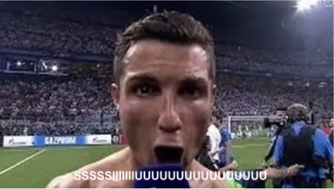Cristiano Ronaldo SIUUU Meme
